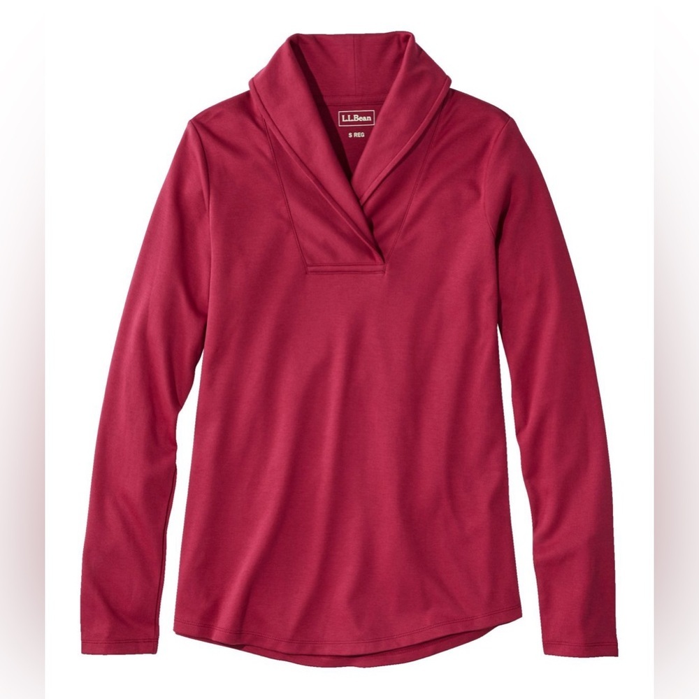 LL BEAN‎ long sleeve cowl neck layering piece
